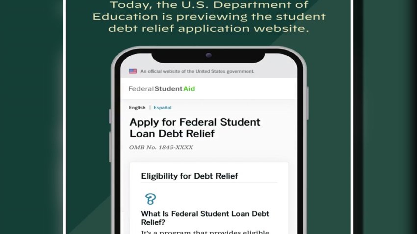 Preview Released of the Student Loan Debt Relief Application Form