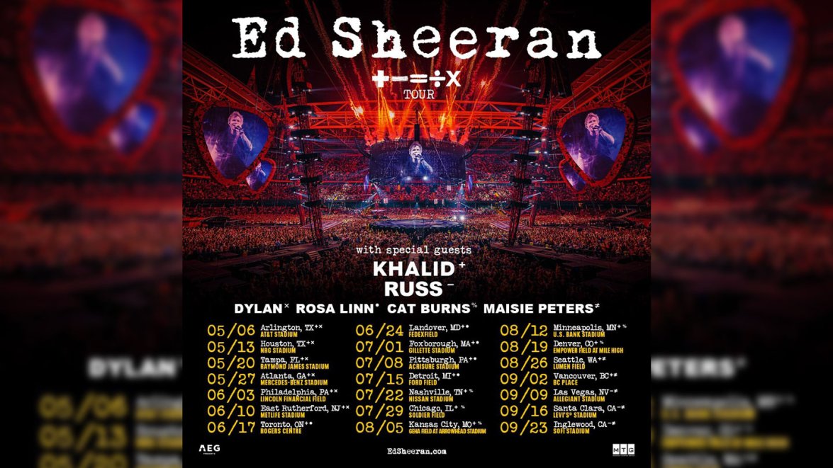Ed Sheeran’s North American ‘Mathematics Tour’ Starts In Texas NBC 5