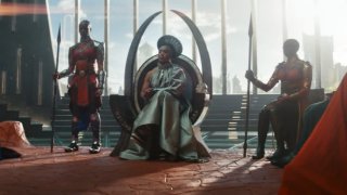 Angela Bassett stars as Queen Ramonda in Marvel’s “Black Panther: Wakanda Forever.”