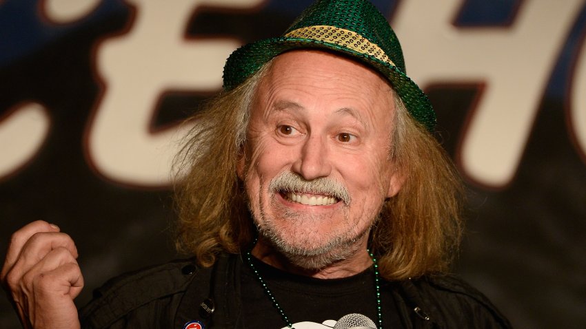 The comedian Gallagher performs at the Ice House Comedy Club on May 23, 2014, in Pasadena, California.