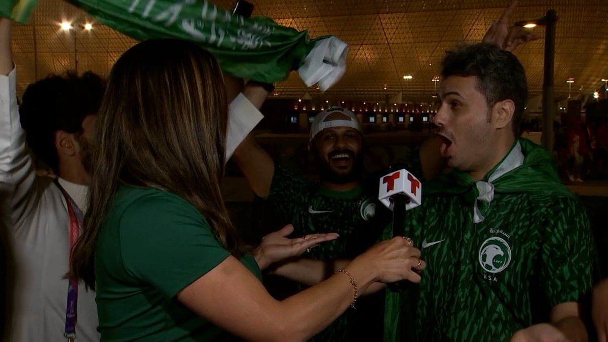 Saudi Arabia Fans Celebrate Historic Upset Over Argentina - NBC 5 Dallas-Fort Worth