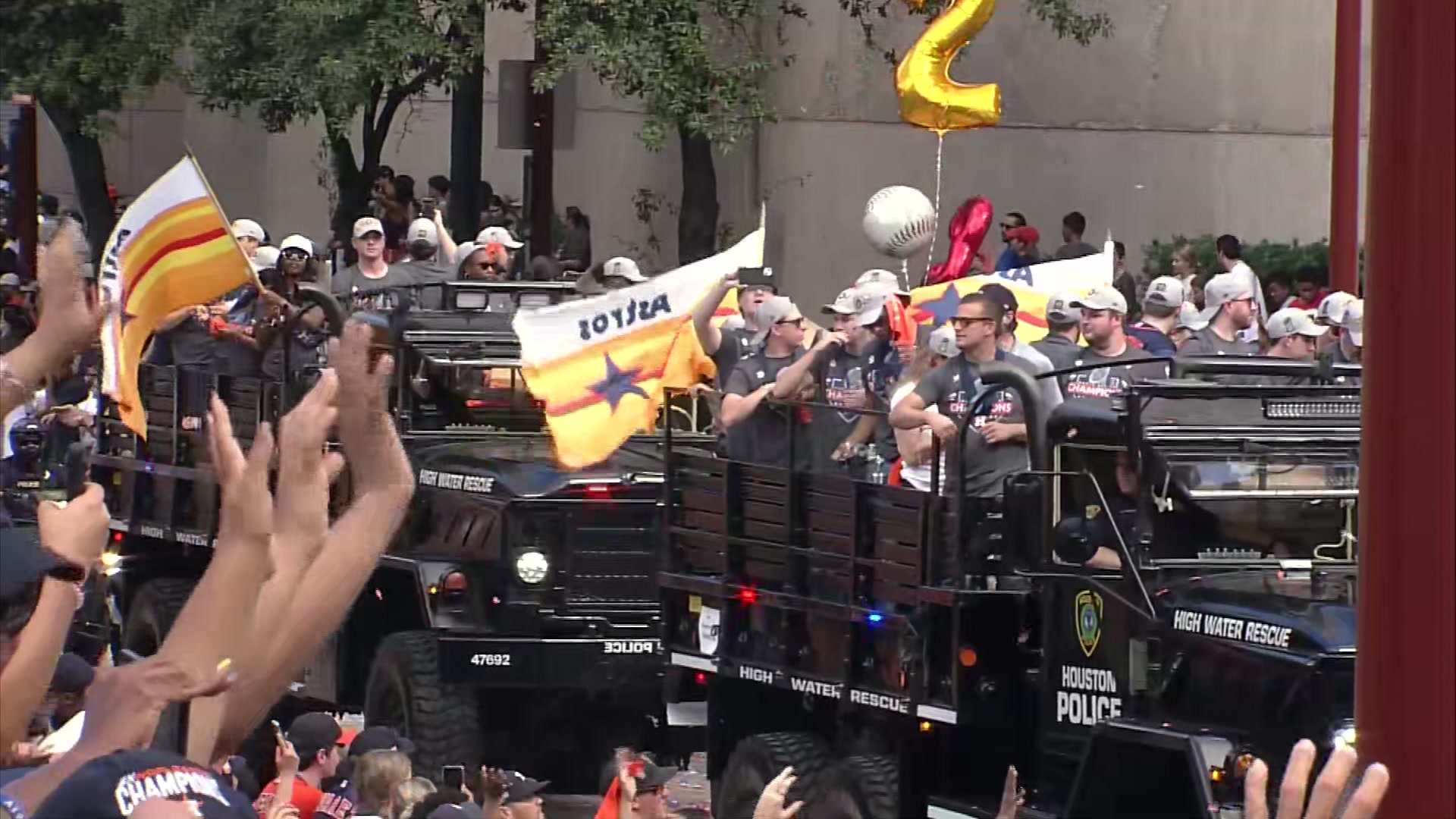 WATCH: Houston Celebrates World Series Win With Parade Through Downtown