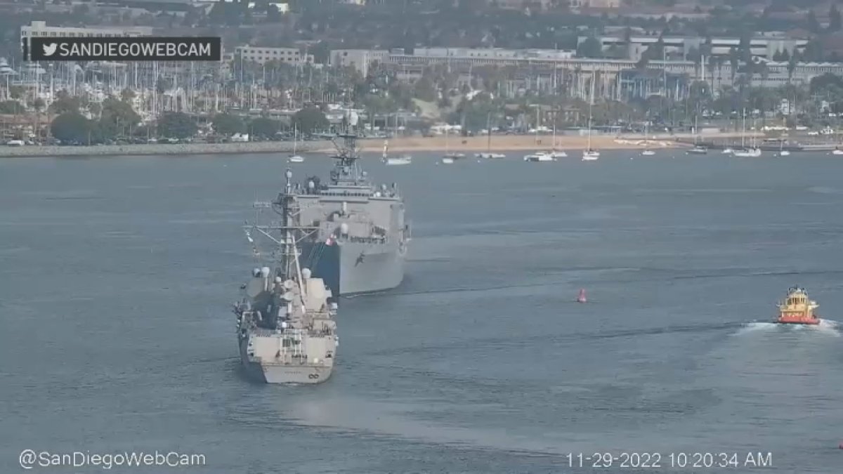 Navy Ships Steer Last Minute to Avoid Head-On Crash in San Diego Bay – NBC 5 Dallas-Fort Worth - Vimarsana News
