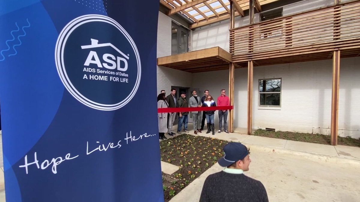 AIDS Services of Dallas Hold Ribbon Cutting NBC 5 DallasFort Worth