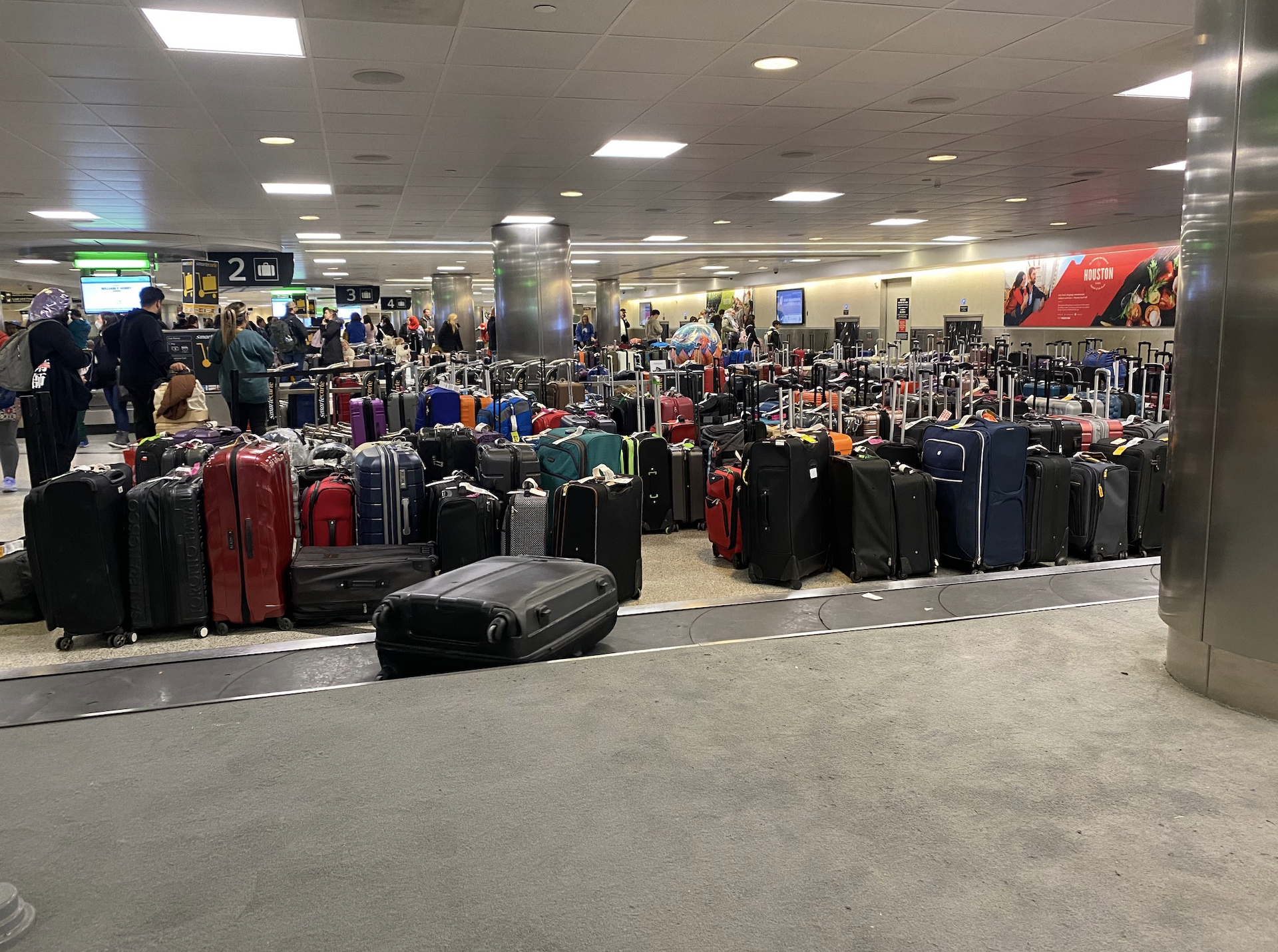 Luggage Piles Up at U.S. Airports NBC 5 DallasFort Worth