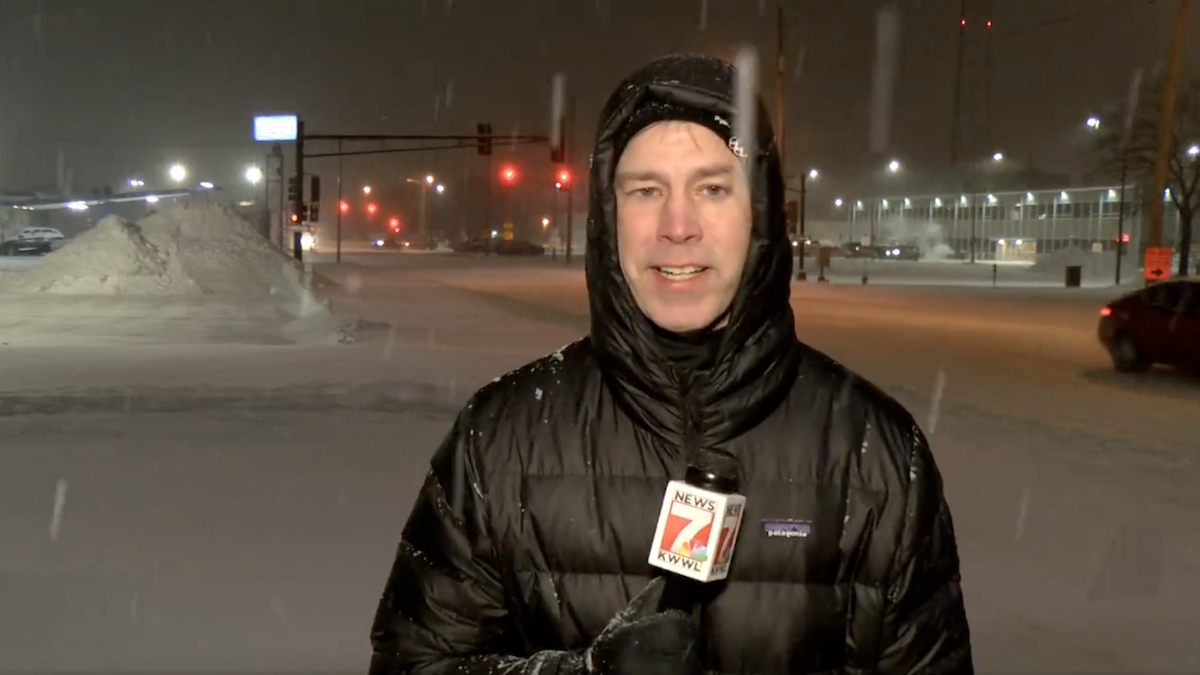 Watch Iowa Sports Reporter’s Snarky On-air Thoughts About Having to Cover a Storm