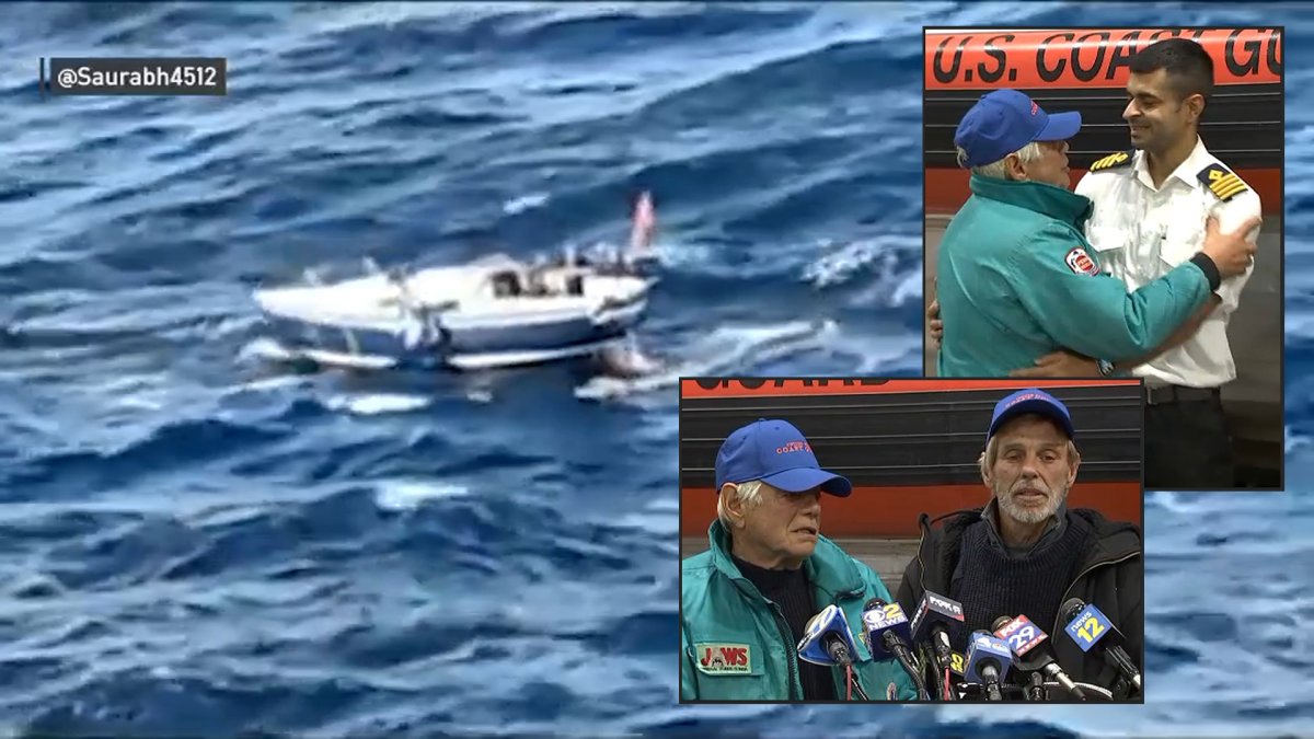 Boat Rescue NJ: Men Saved at Sea After Trying to Sail from Cape May to Florida – NBC 5 Dallas-Fort Worth - Vimarsana News