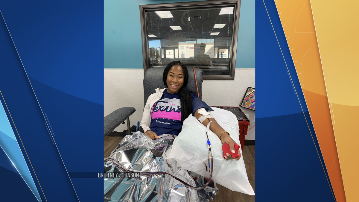 5 Talk Street Blood Donation with Carter BloodCare NBC 5 DallasFort