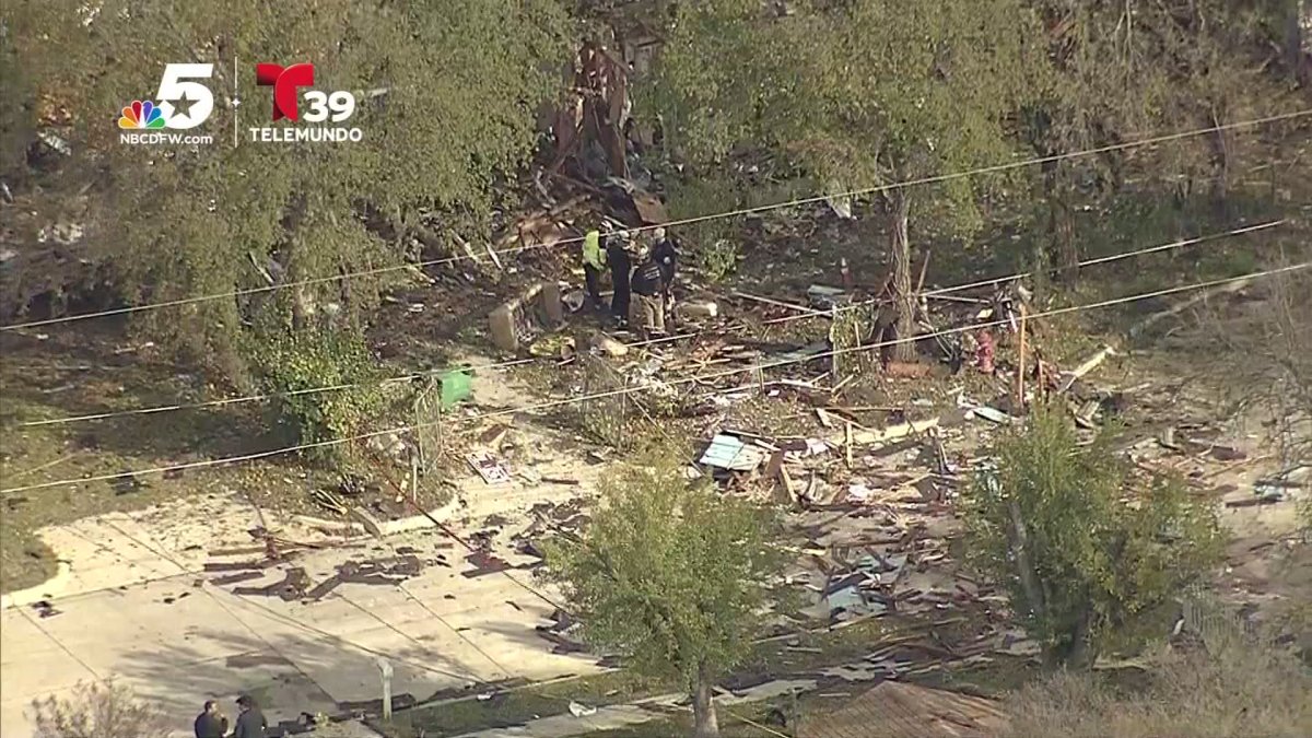 Raw Video Destruction Left After Westworth Village Home Explodes