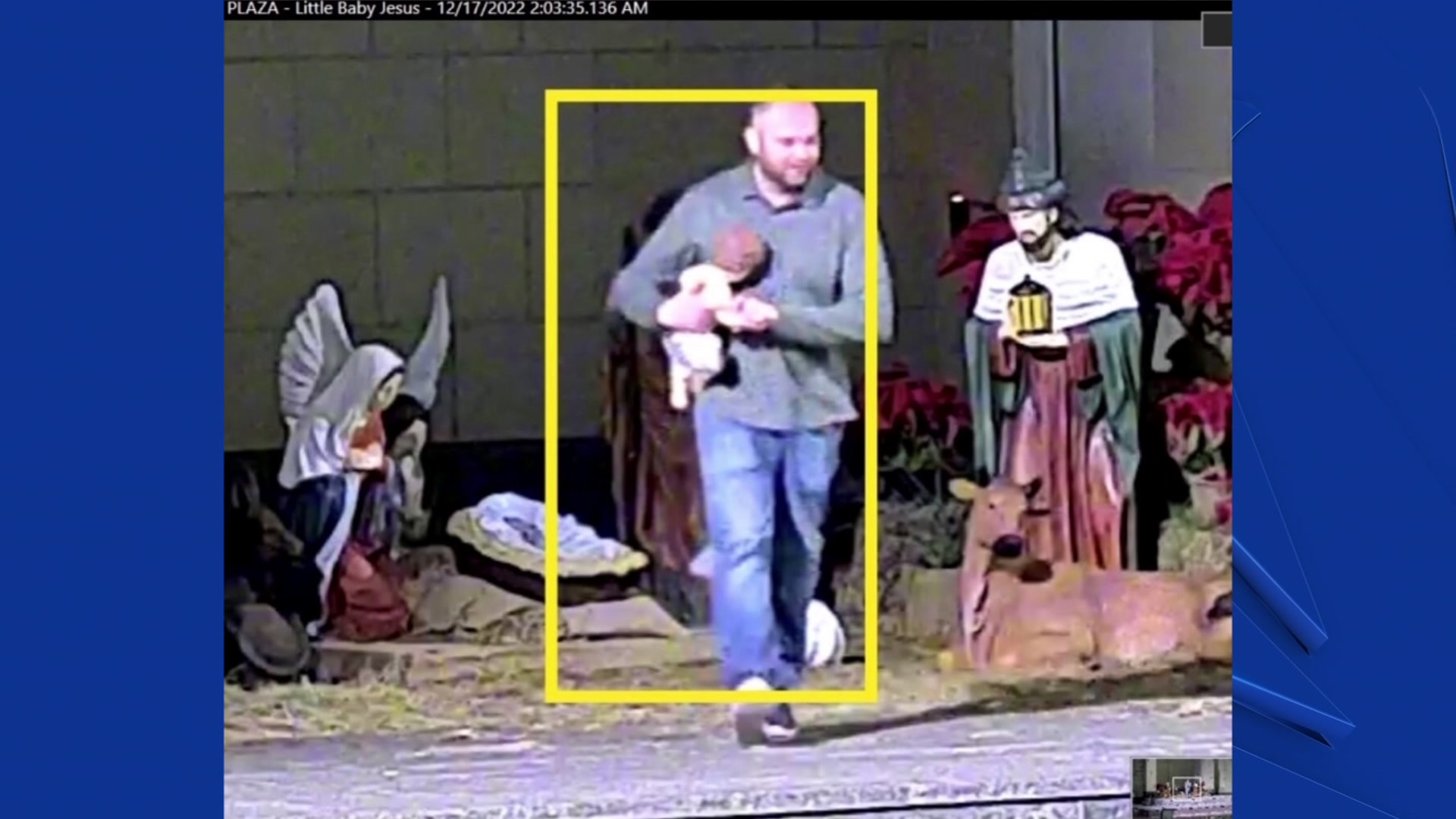 Police: Florida man in Santa hat stole baby Jesus figurine from nativity  scene on Christmas