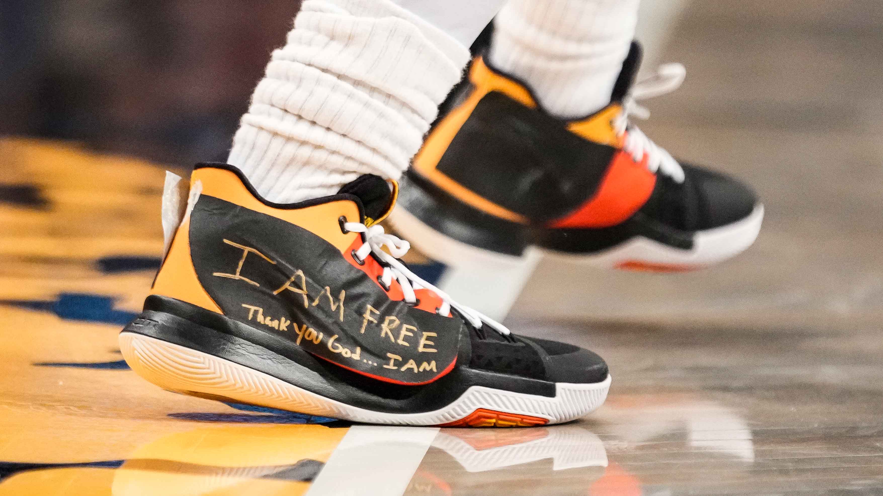 Kyrie Irving Touts Freedom on Game Sneakers After Split With Nike