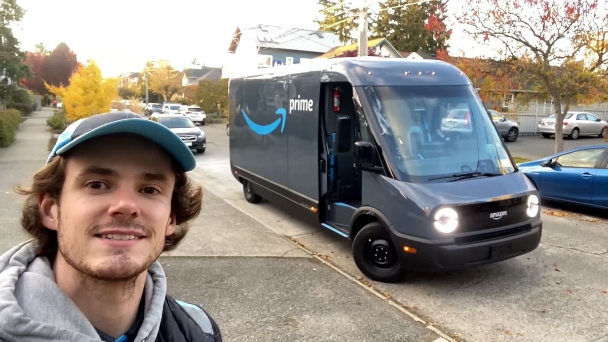 How the Job of Amazon Delivery Has Changed With Rivian's Electric Vans and Routing Software - Vimarsana News
