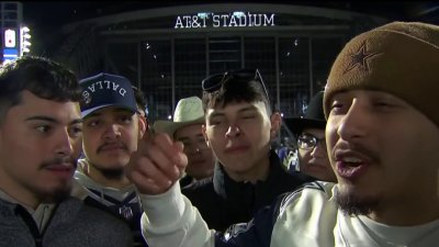 Dallas Cowboys' fans experiencing football frenzy for playoff