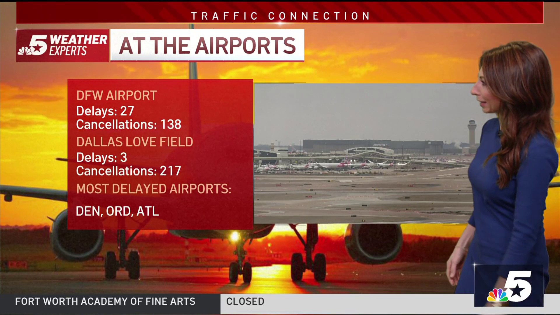 Delays and Cancellations at DFW Airport Dallas Love Field