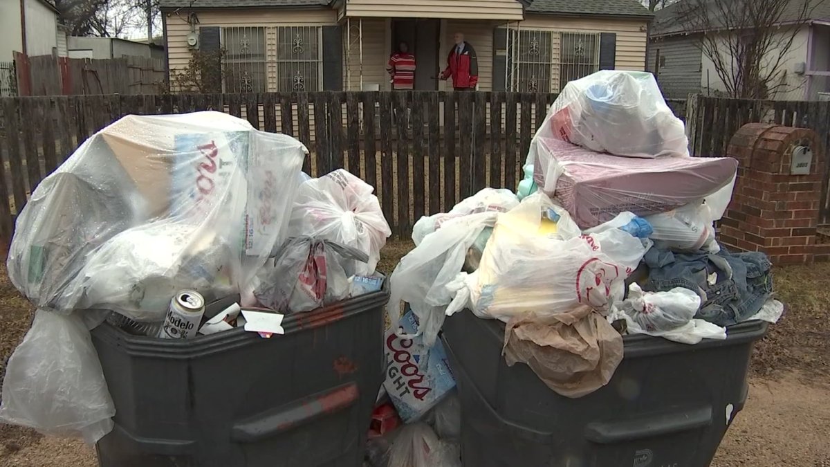 Trash troubles pile up with the county out of trash cans until