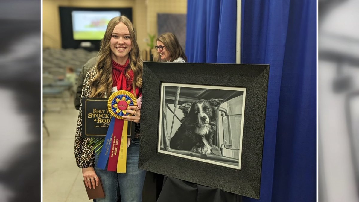 Grand Champ Named in Fort Worth Stock Show and Rodeo Art Contest NBC