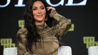 Kardashian West of ‘The Justice Project’ speaks onstage during the 2020 Winter TCA Tour Day 12  at The Langham Huntington, Pasadena on January 18, 2020 in Pasadena, California.