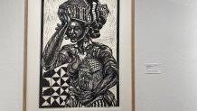 African American Museum Carroll Simms Best in Show and Printmaking winner