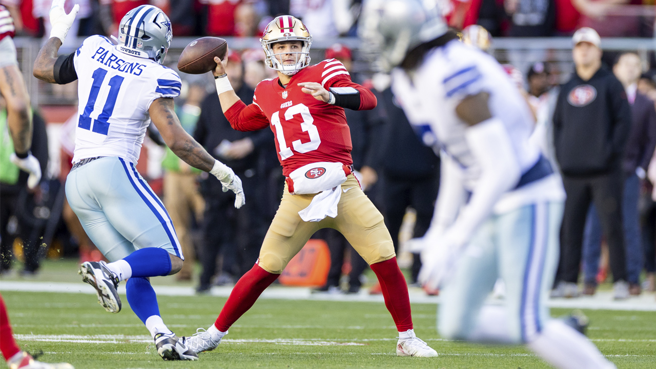 Echoing 49ers' past playoff victories over Cowboys, Brock Purdy