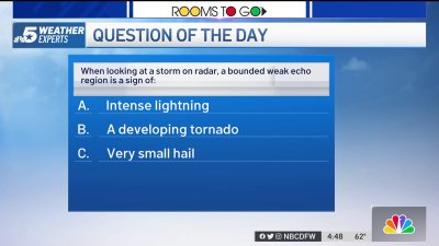 Weather Quiz: Bounded Weak Echo