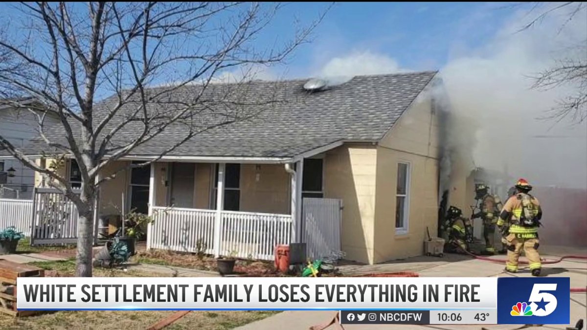 White Settlement Family Devastated by House Fire NBC 5 DallasFort Worth