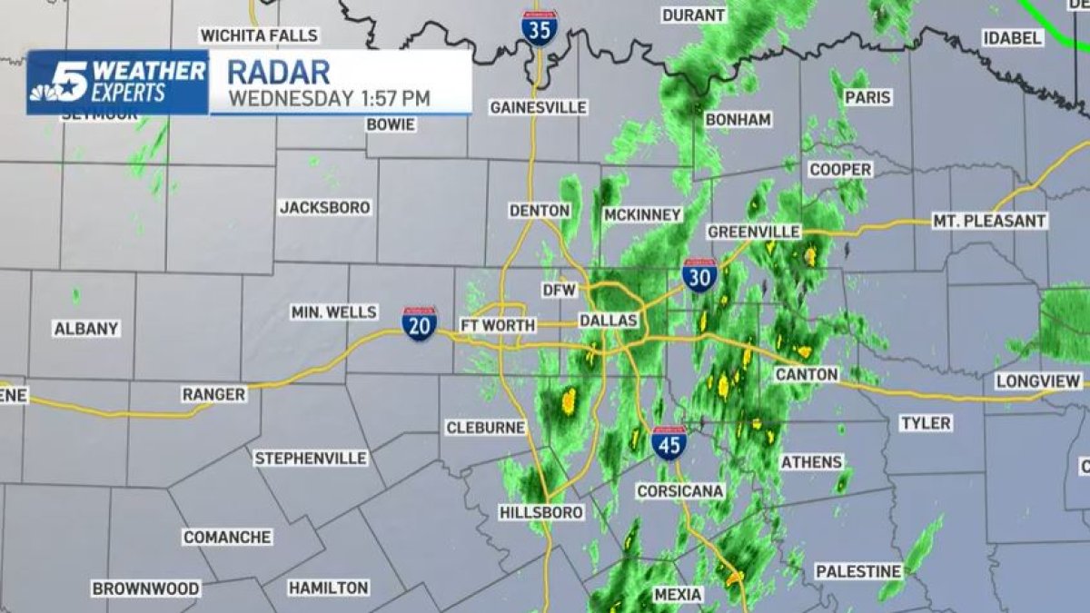 Dallas Fort Worth Sees Loud Thunderstorms Overnight Nbc 5 Dallas Fort
