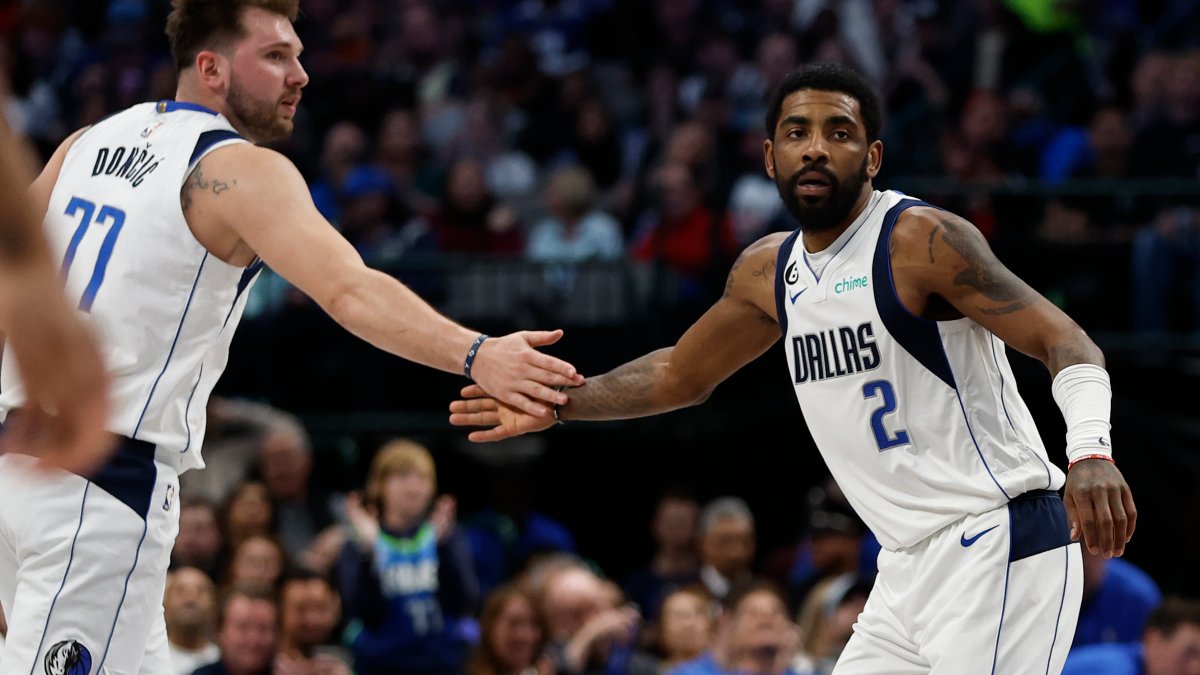 Kyrie Irving Reacts to Trade, Playing Alongside Luka Doncic