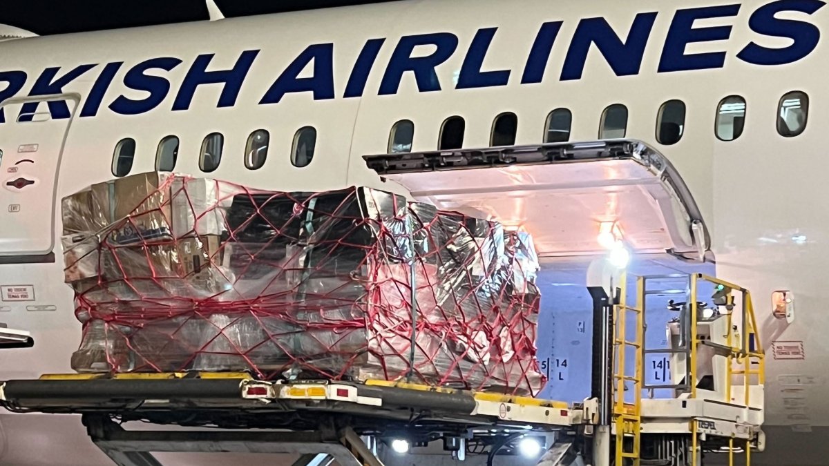 Earthquake Relief Donations From North Texas Loaded Onto Plane Headed to Turkey