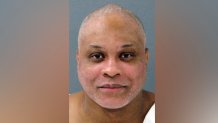 FILE - This booking photo provided by the Texas Department of Criminal Justice shows Texas death row inmate John Balentine, who was convicted of killing three teenagers while they slept in a Texas Panhandle home more than 25 years ago.