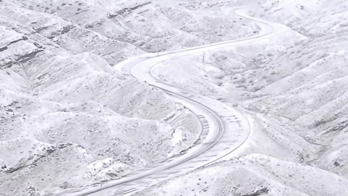 Watch: Cold Storm Blankets Hills Near Santa Clarita Valley With Snow – NBC 5 Dallas-Fort Worth - Vimarsana News