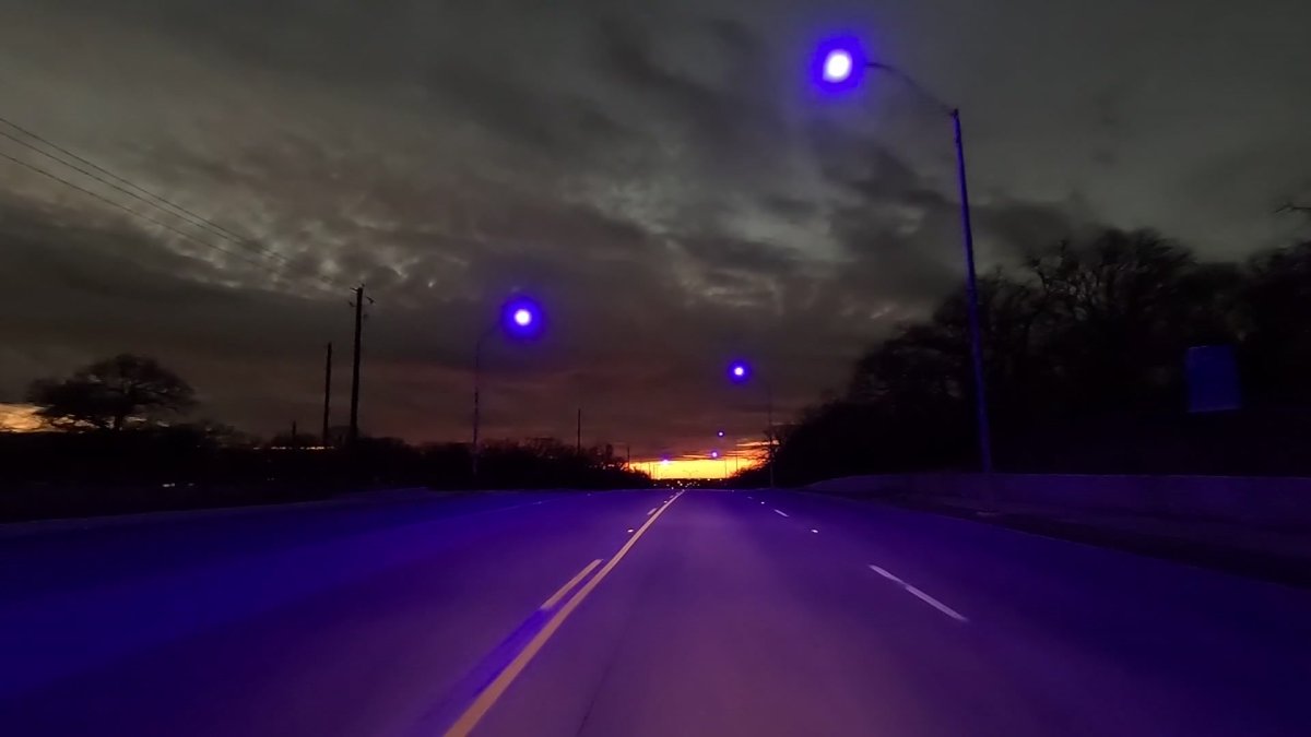 Are purple street lights harmful?