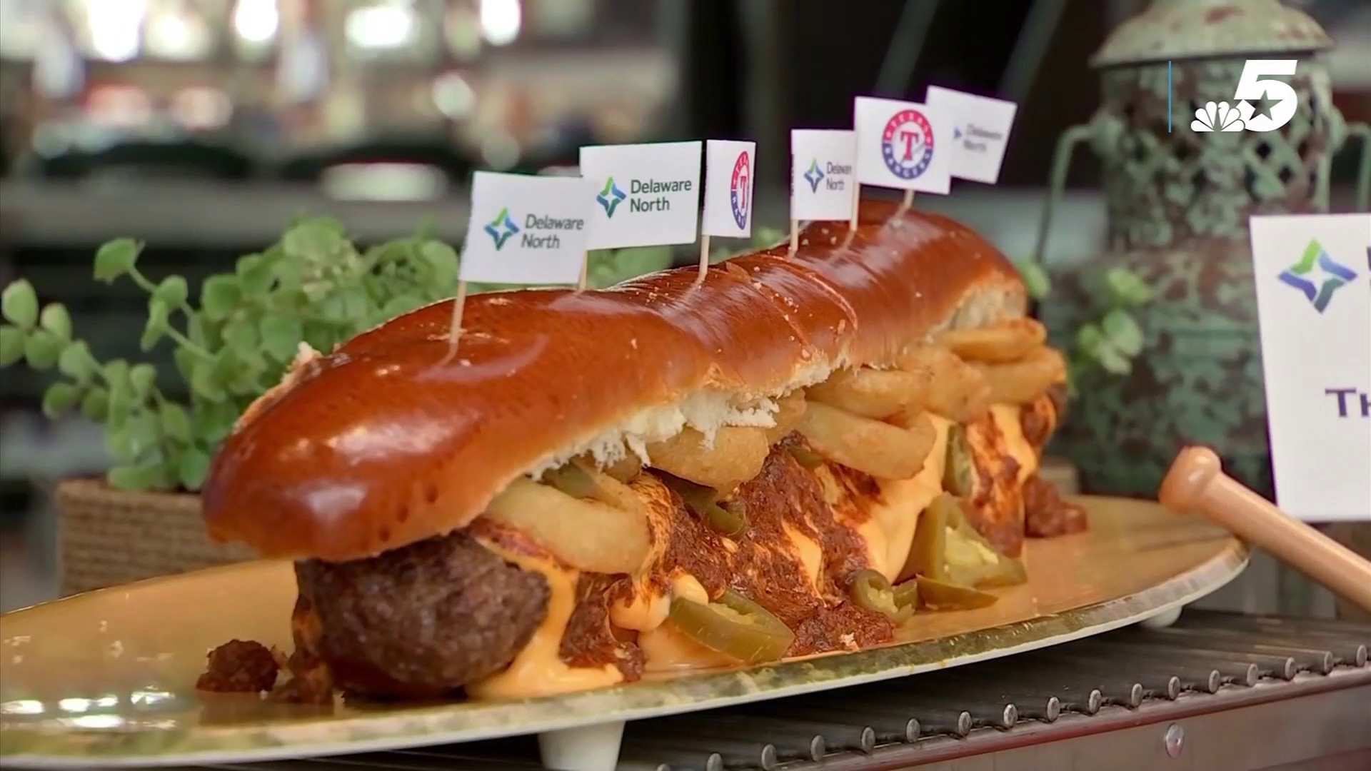 2Foot Boomstick Burger, Corn Ribs Coming to Globe Life Field for 2023