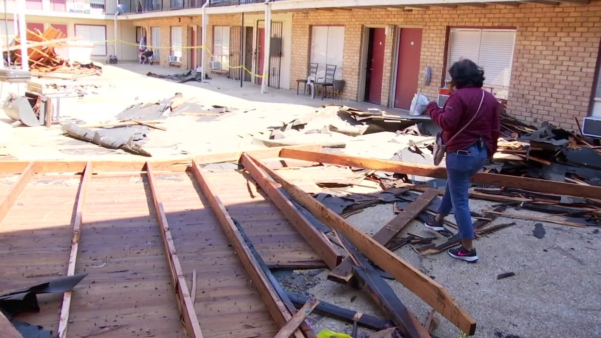 ‘It’s Really, Really Horrible:’ Oak Cliff Apartment Residents Pick Up Pieces After March 2 Storm