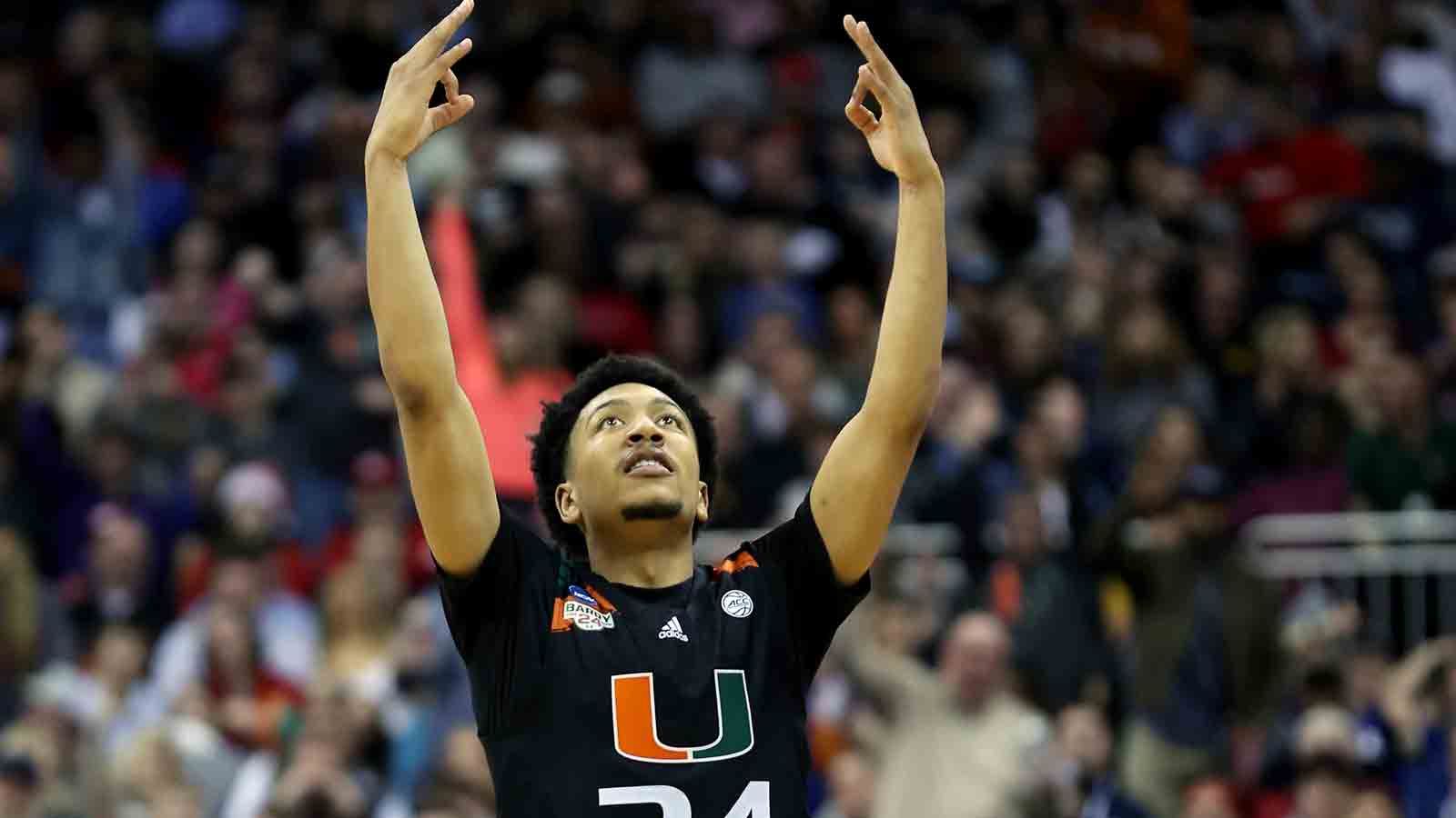 March Madness: No. 5 Miami takes out No. 1 Houston to make NCAA