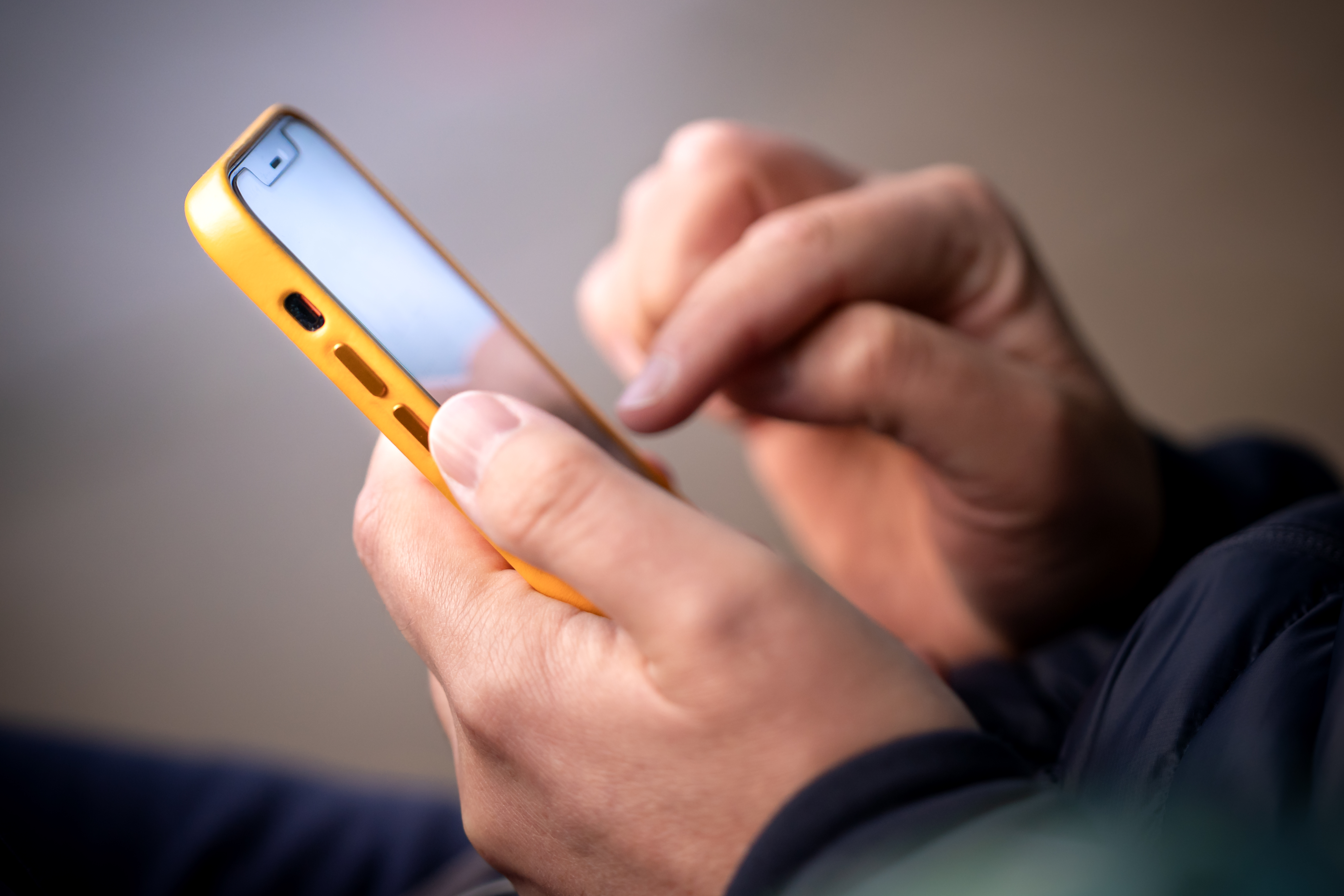 OK, we can relax. The iPhone ‘hang up' button might not be moving
much after all