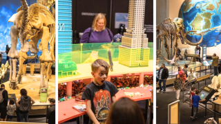 Collage of images from The Perot Museum for Children's Day