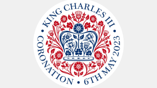 The emblem for the coronation of King Charles III, designed by Jony Ive.