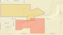 Highlighted boxes show the target areas in Everman where search teams will look for missing 6-year-old Noel Rodriguez-Alvarez on Monday, April 10, 2023. The missing child is now presumed deceased by investigators.