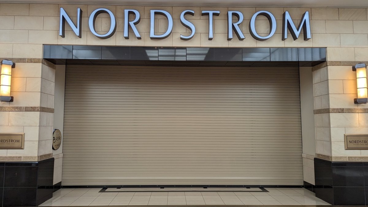 Nordstrom department store and parking lot at Northpark shopping
