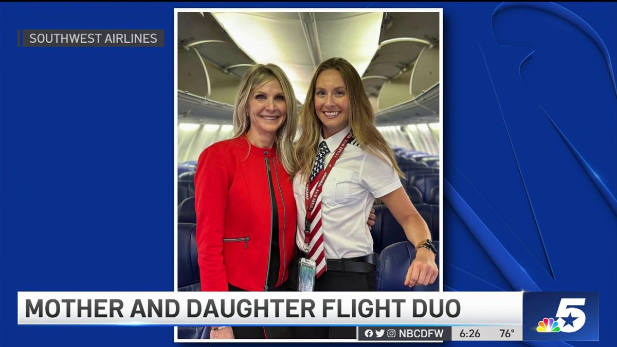 Mother And Daughter Work First Flight Together Nbc 5 Dallas Fort Worth 