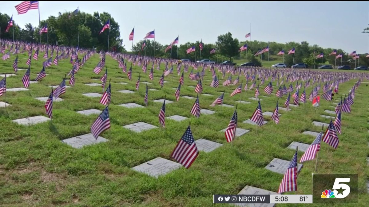 Memorial Day Ceremony Held at DFW National Cemetery NBC 5 DallasFort