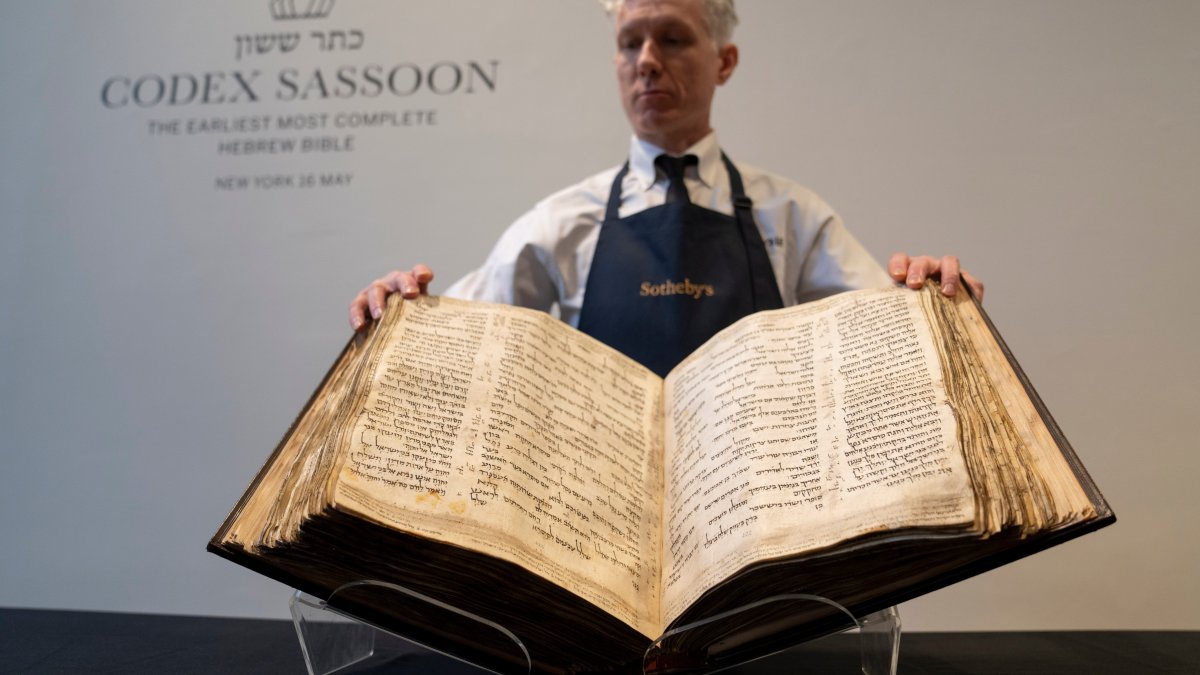 Ancient Hebrew Bible Sells for $38 Million at Sotheby's Auction – NBC 5 Dallas-Fort Worth - Vimarsana News