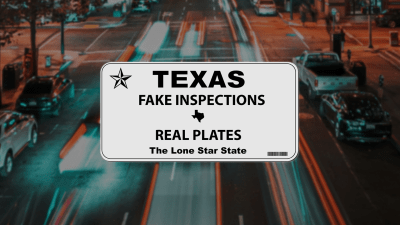 Fake Inspections, Real Plates