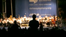 Dallas Symphony Orchestra Park Concert Man
