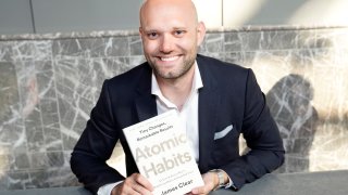 Author James Clear presents his book, “Atomic Habits” during Workplace Summit, Pennsylvania Conference For Women 2019 at Independence Blue Cross on October 01, 2019 in Philadelphia, Pennsylvania.