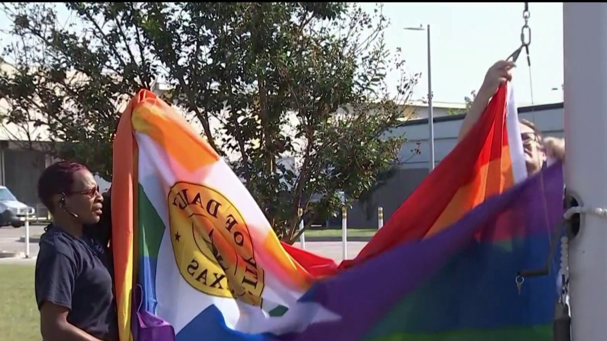 City of Dallas Celebrates LGBTQ Community, Raises Rainbow Flags for
