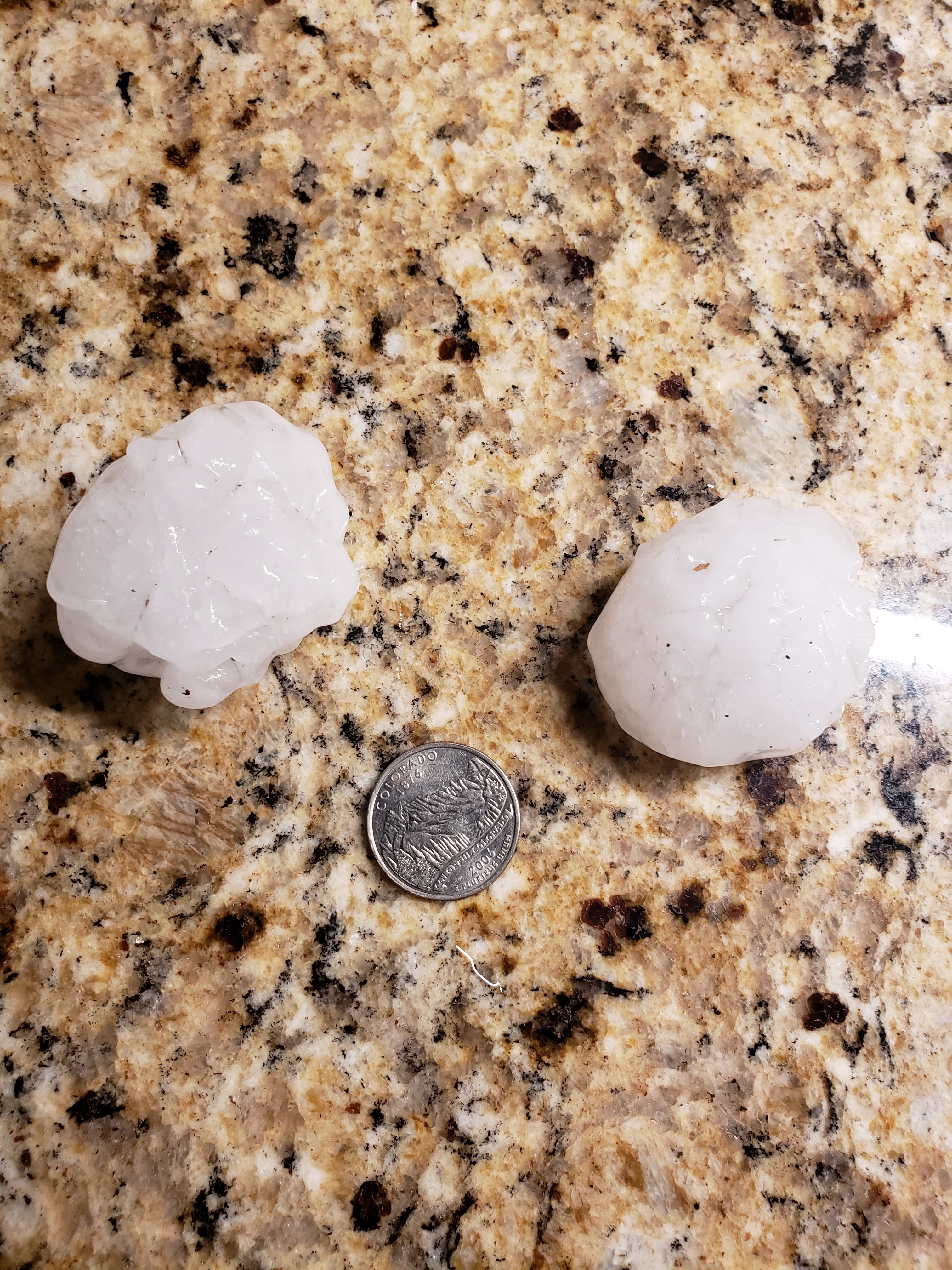 Round 2 hail in Roanoke