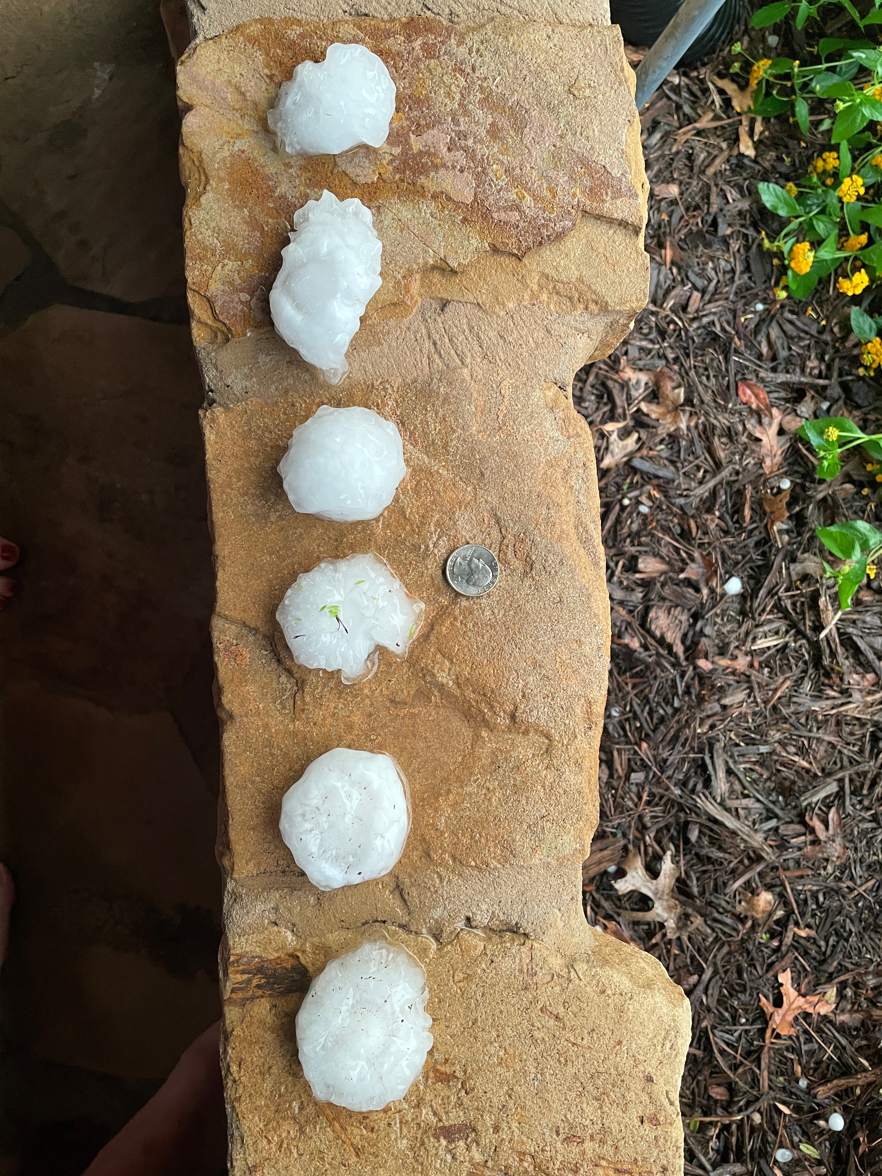 Hail in Flower Mound