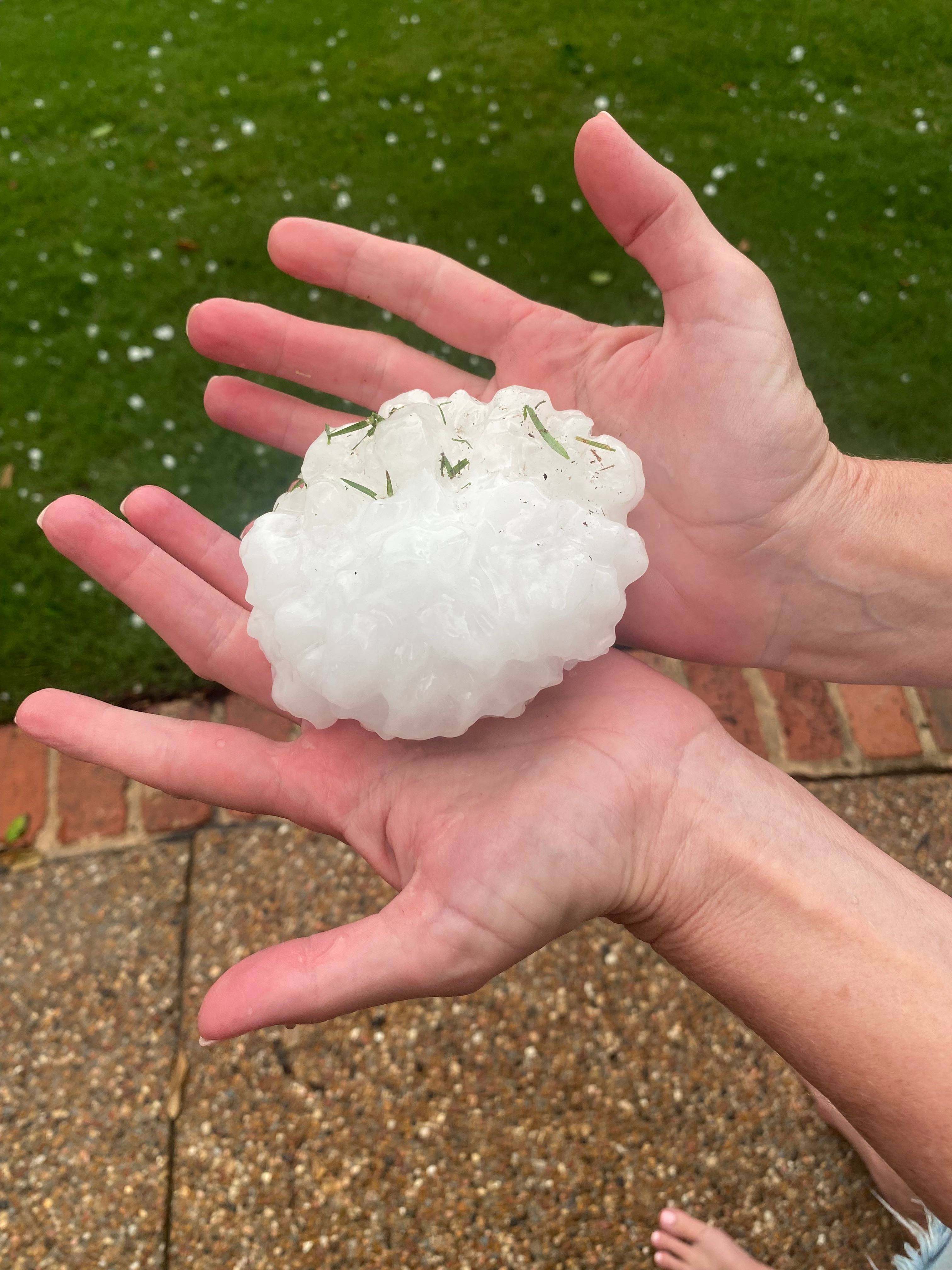 Bigger than baseball size hail