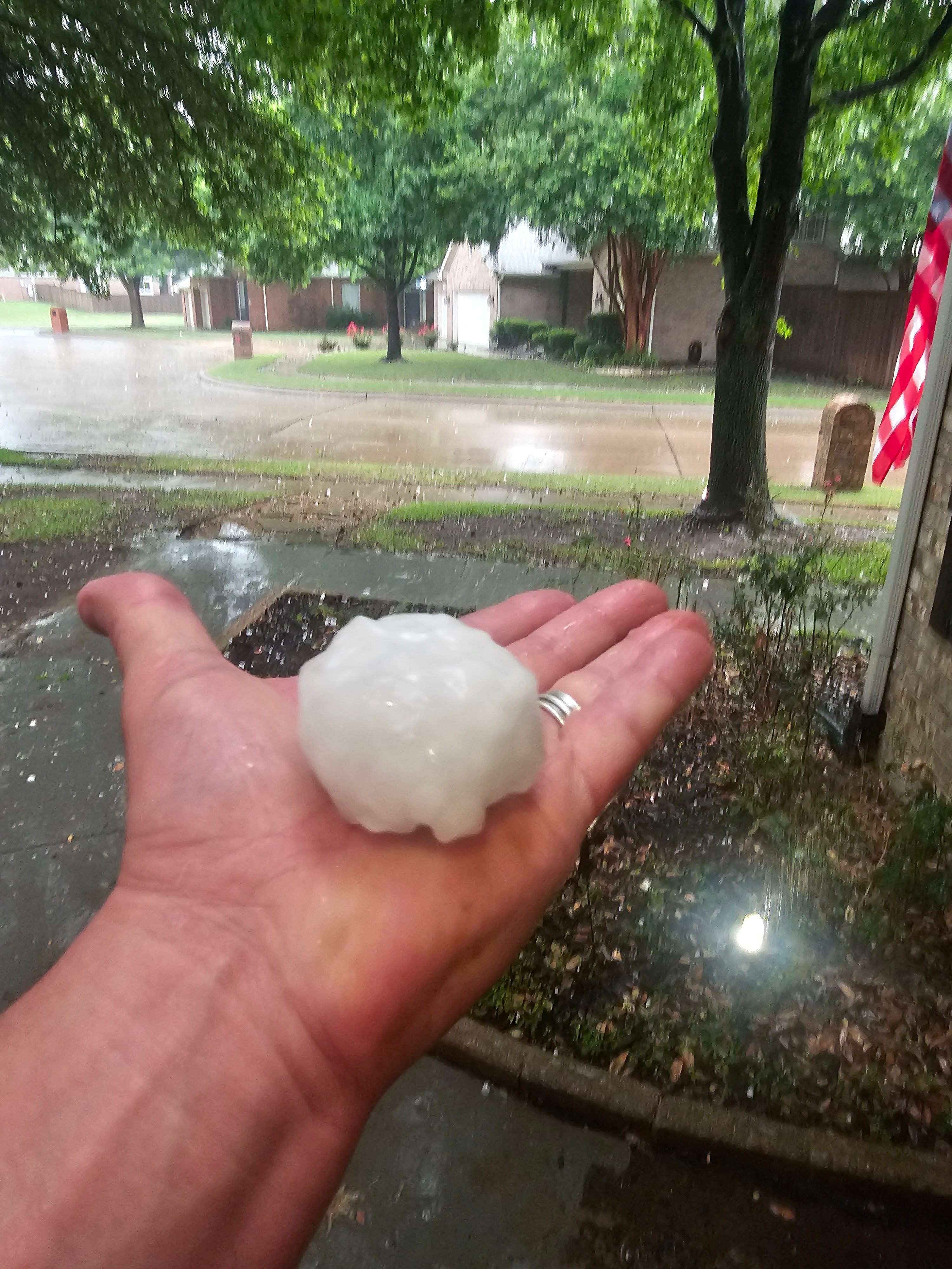 Flower Mound hail